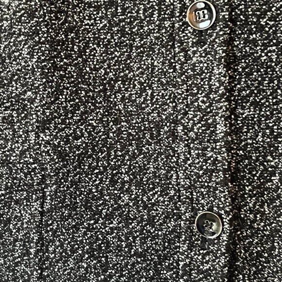 Talbots navy boucle blazer jacket 12 - Picture 2 of 9